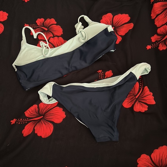 Blue and Teal Bikini - Picture 2 of 2